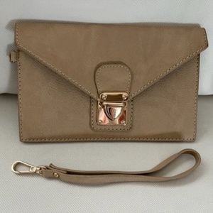 CLUTCH FAUX LEATHER NWOT